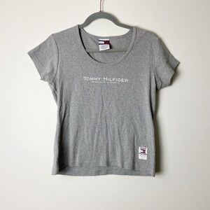 TOMMY HILFIGER • Graphic Y2K Slim Fit Tee Sz L